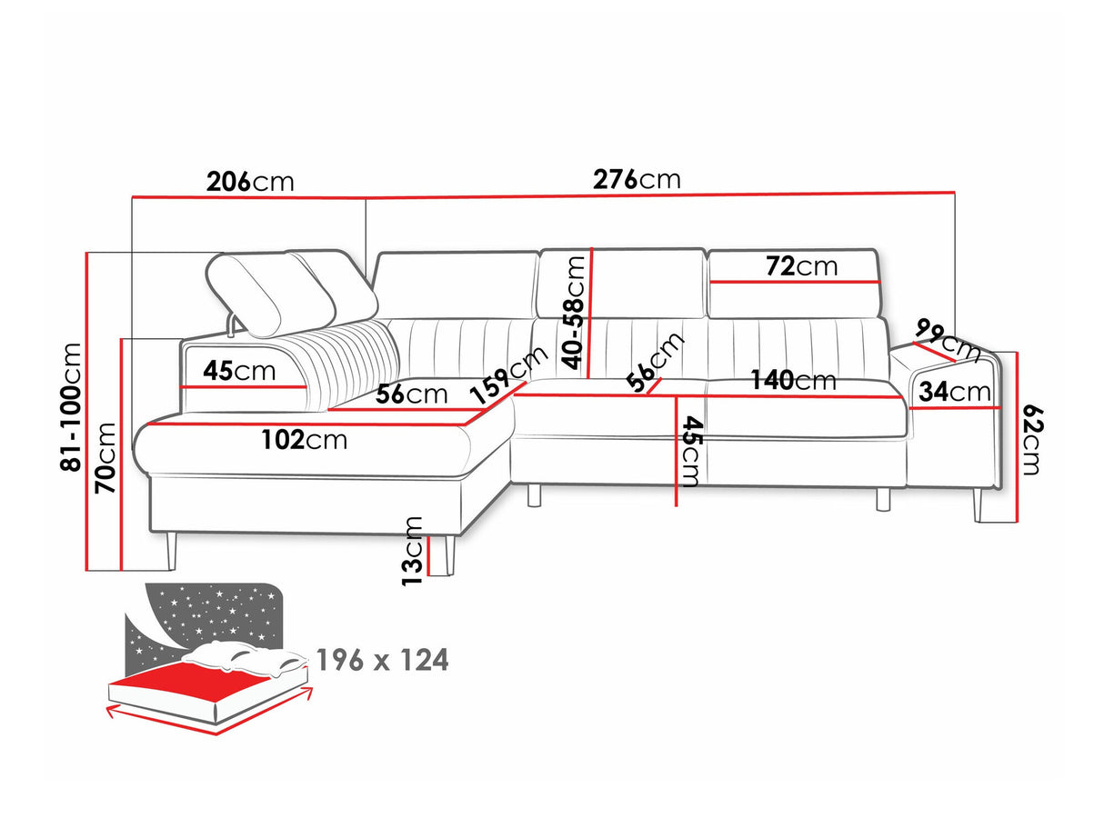 Stūra dīvāns 587300