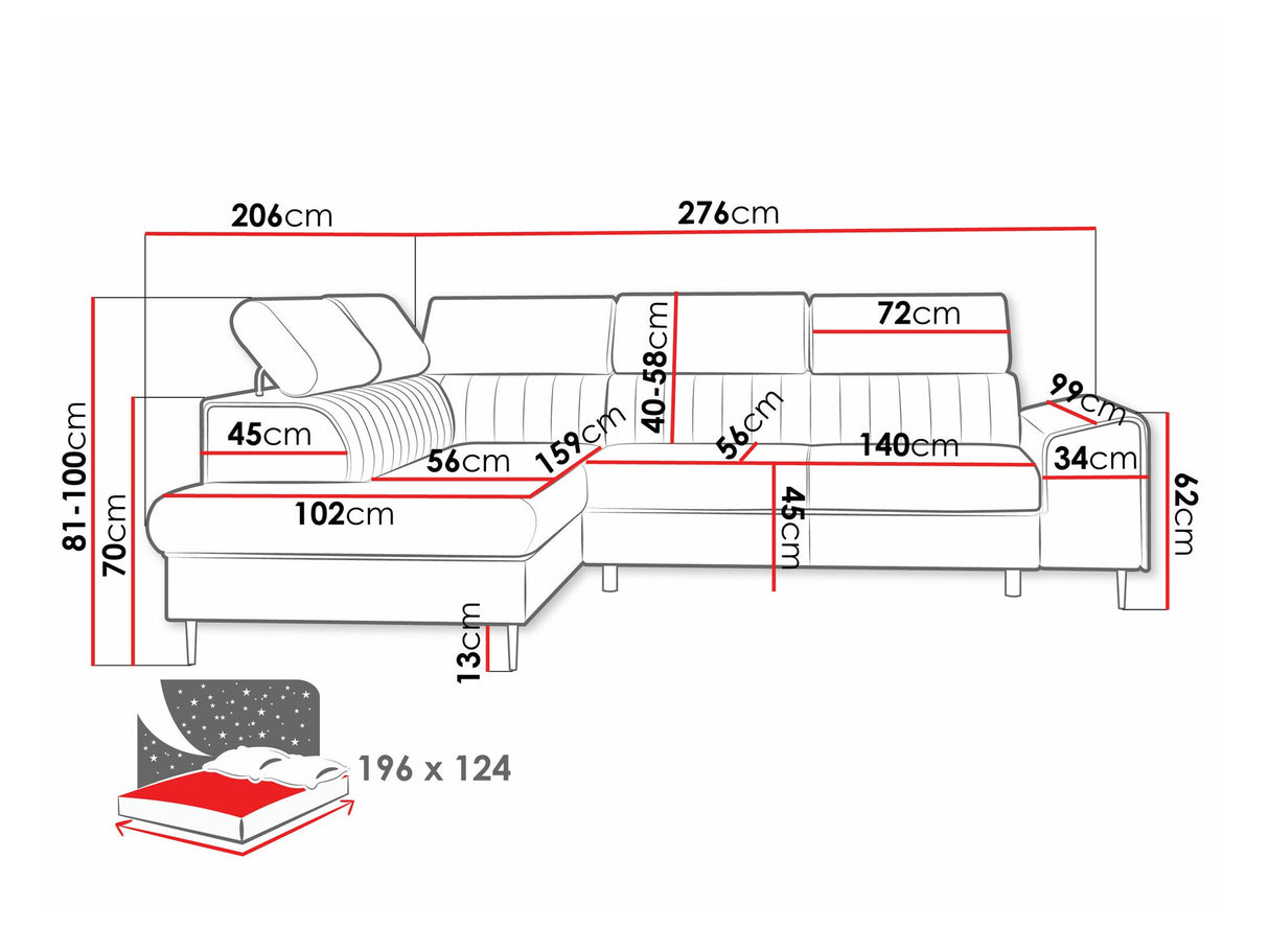 Stūra dīvāns 587300