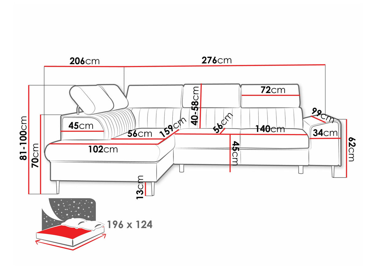 Stūra dīvāns 587300
