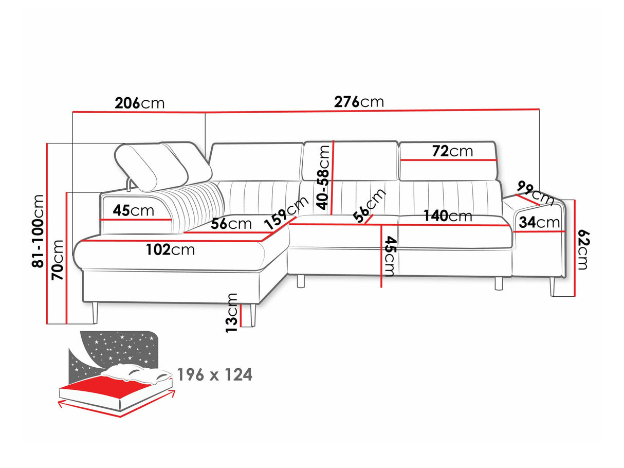 Stūra dīvāns 587300