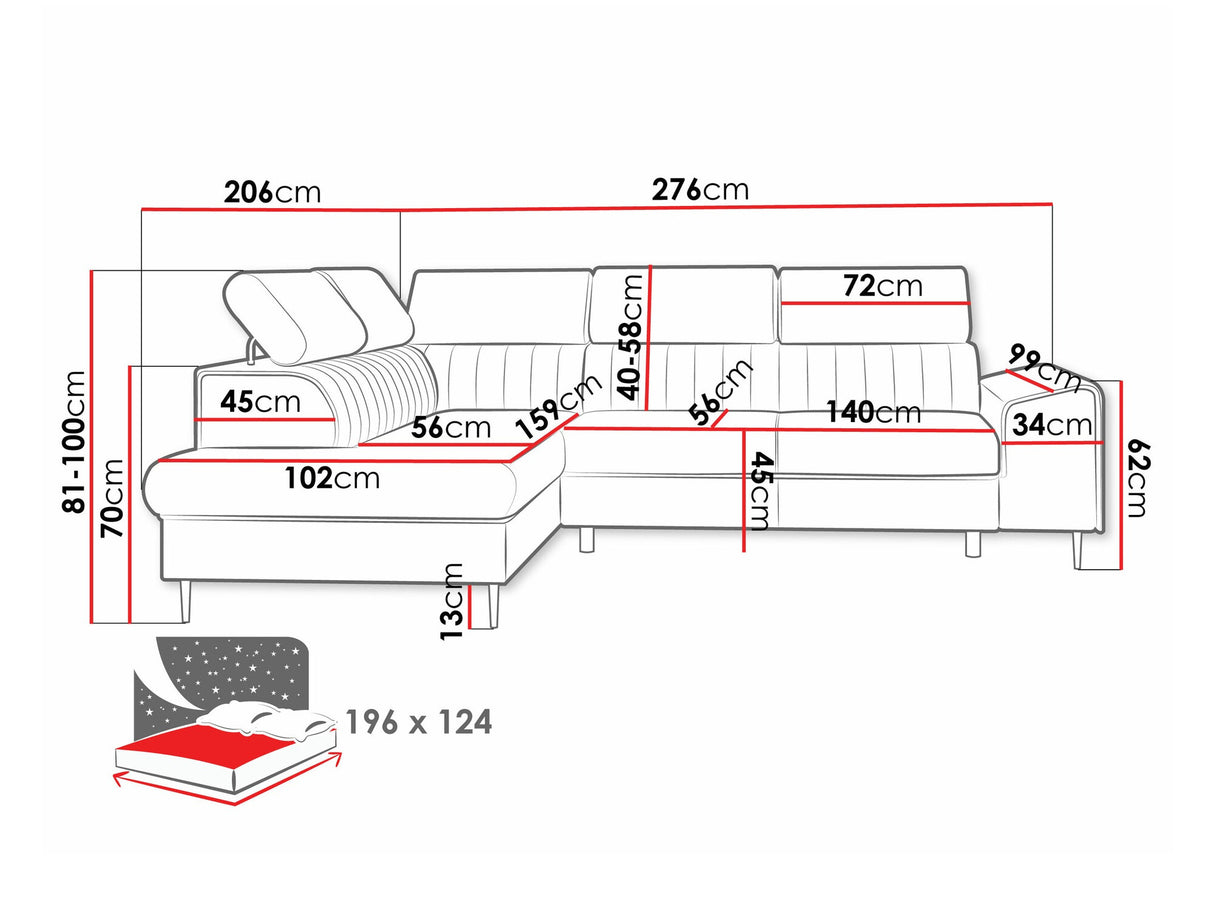 Stūra dīvāns 587300