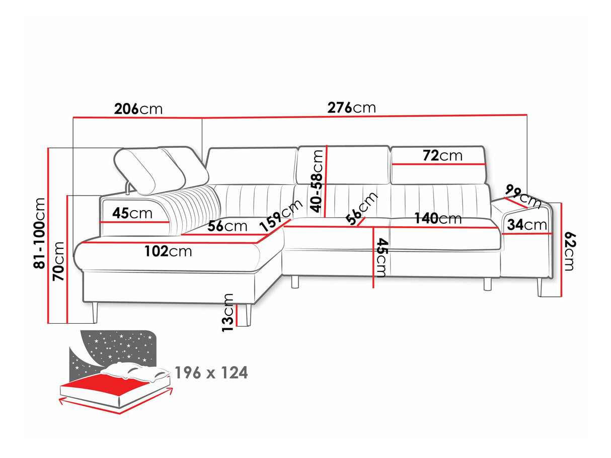 Stūra dīvāns 587300