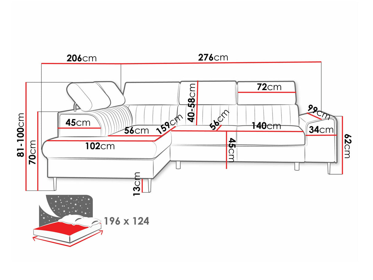 Stūra dīvāns 587300