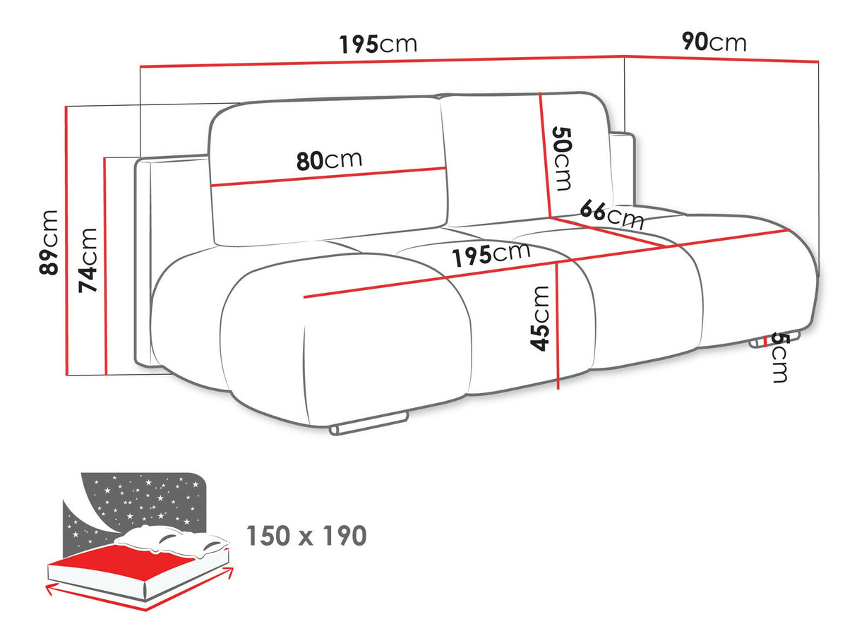 Dīvāns gulta 587392