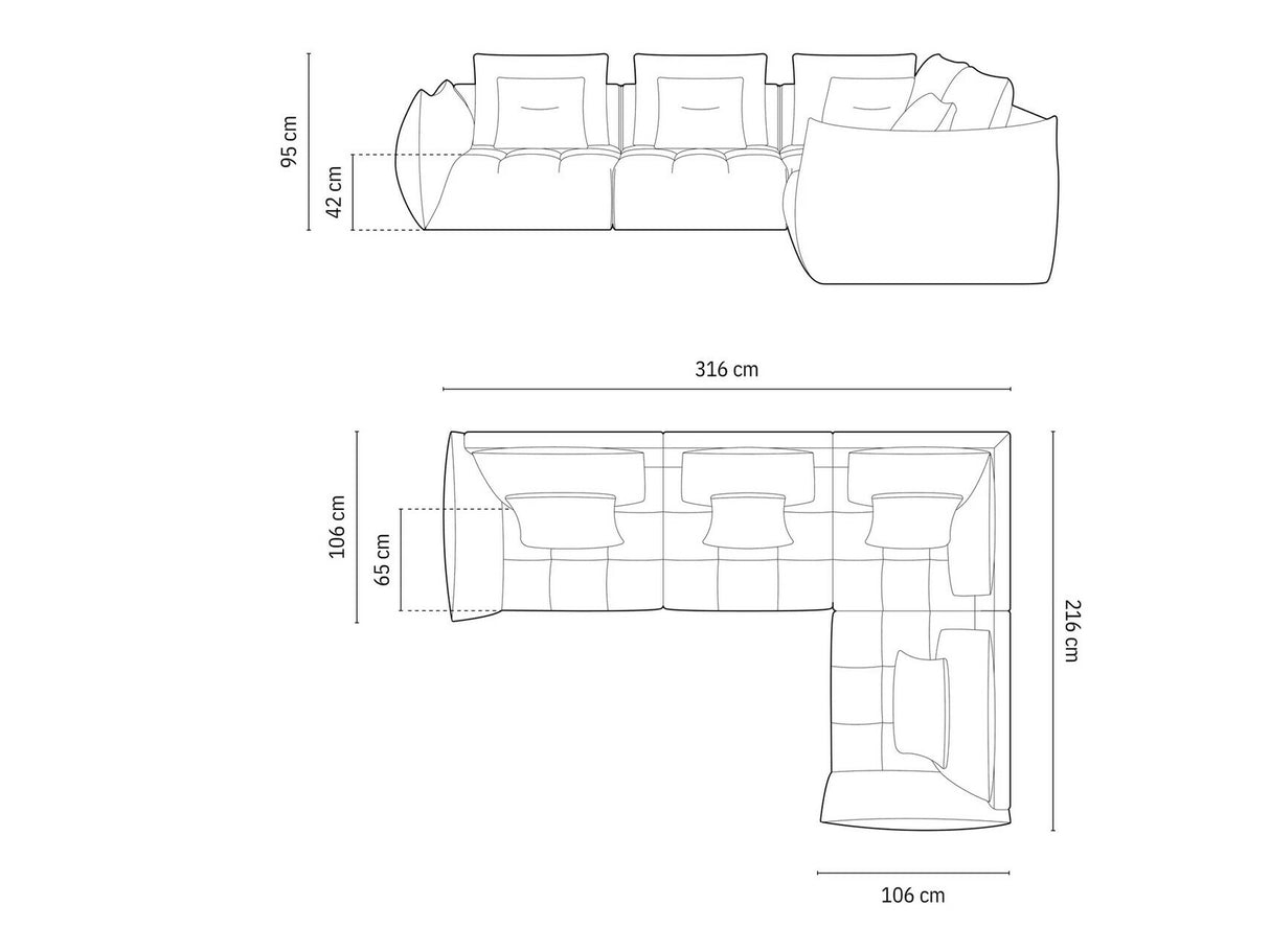 Stūra dīvāns 587497