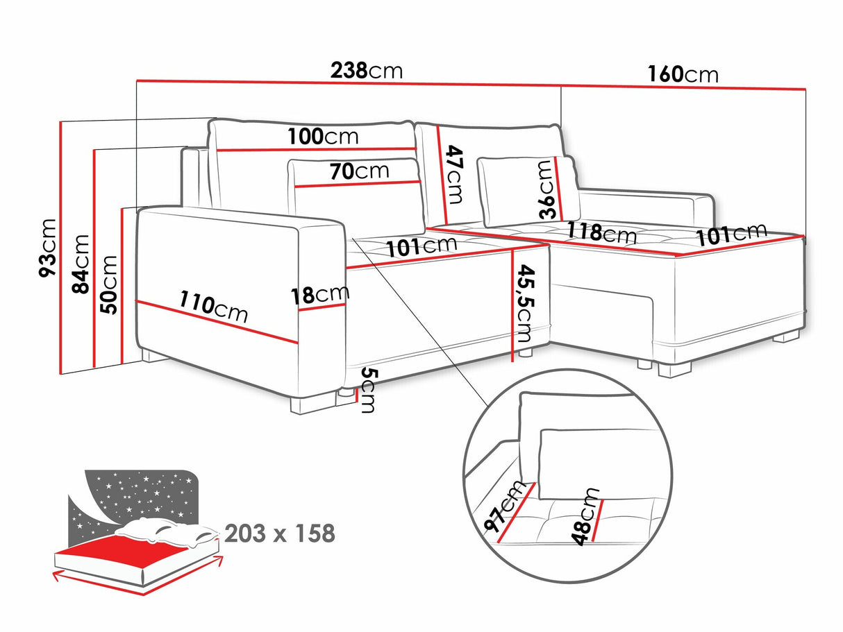 Stūra dīvāns 587648