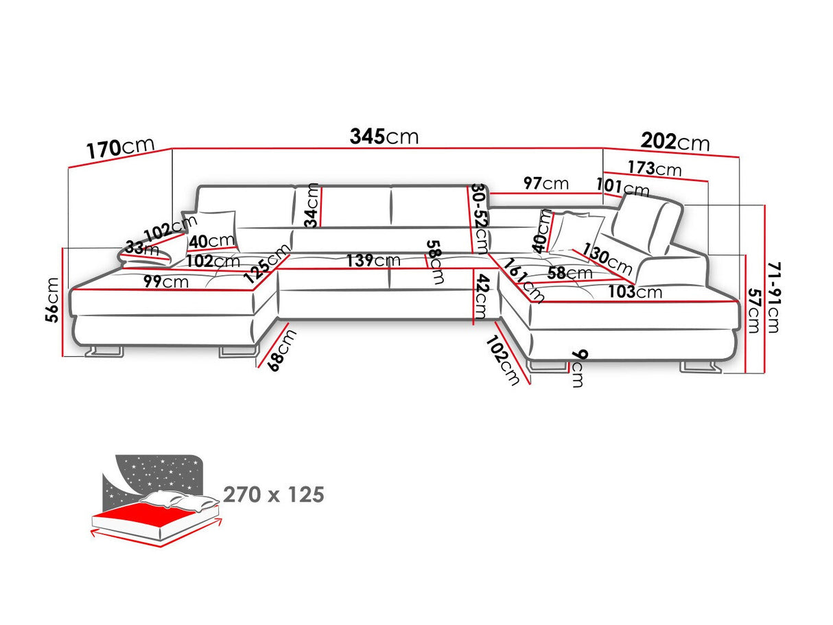 Stūra dīvāns 160124