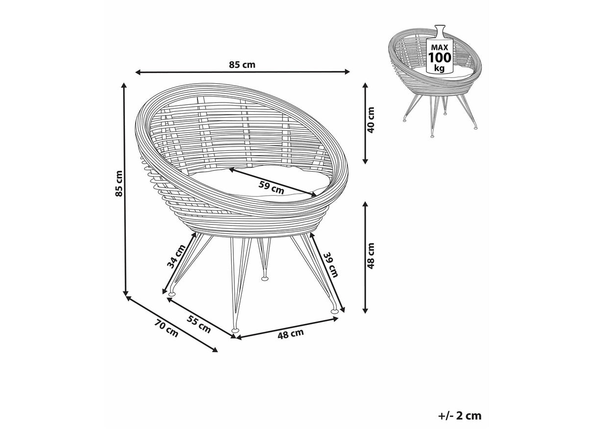 Dārza krēsls 587742