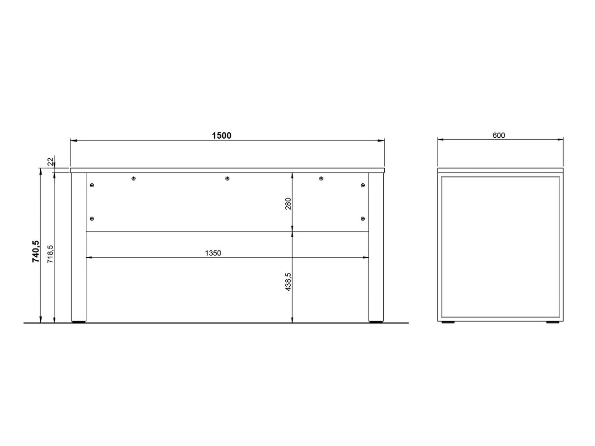 Biroja mēbeļu komplekts 587782