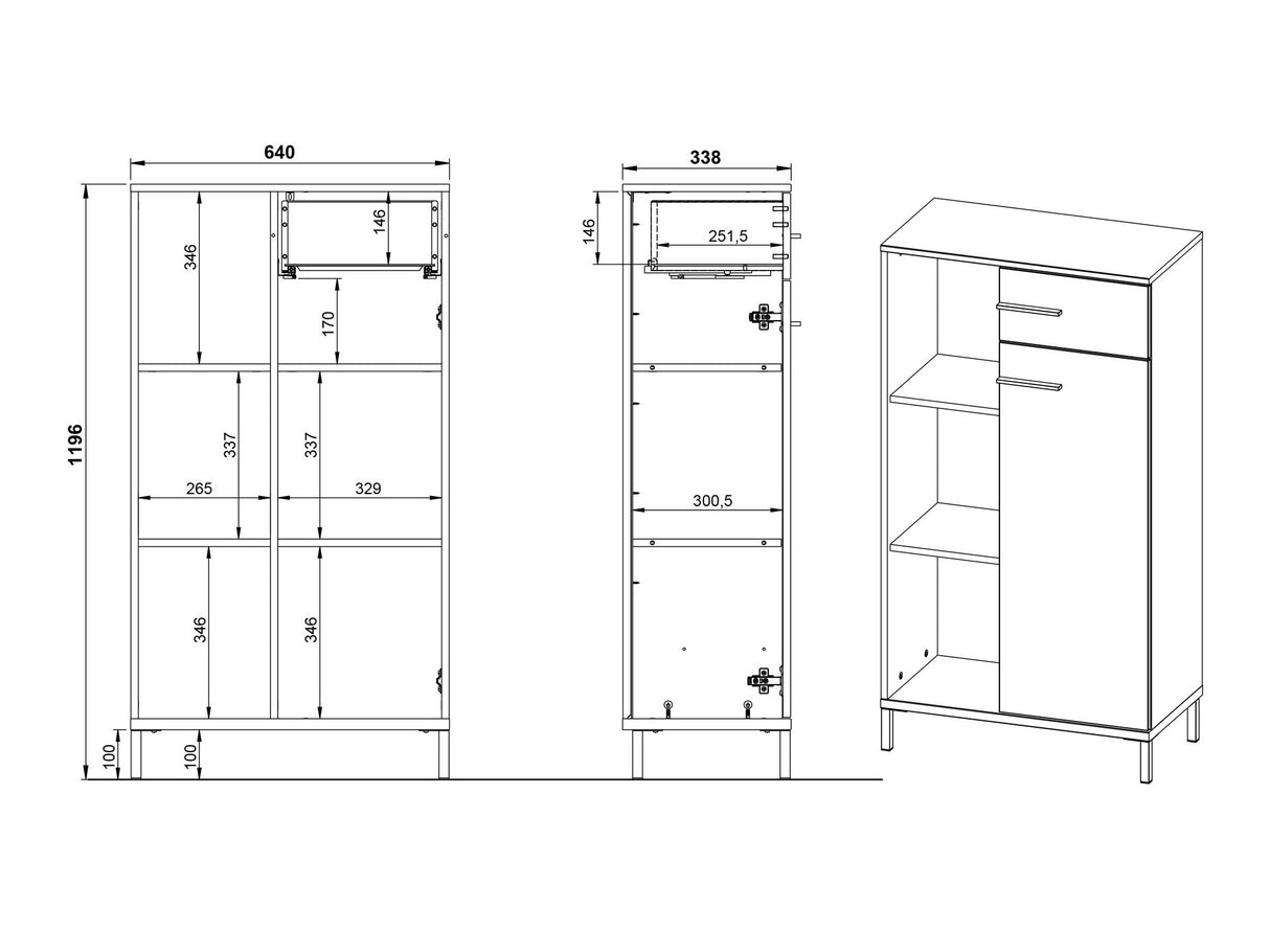 Biroja mēbeļu komplekts 587783