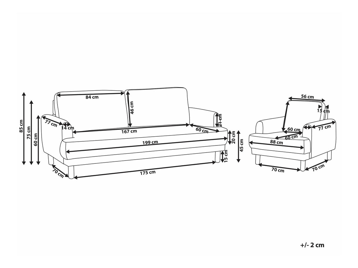 Mīksto mēbeļu komplekts 587946