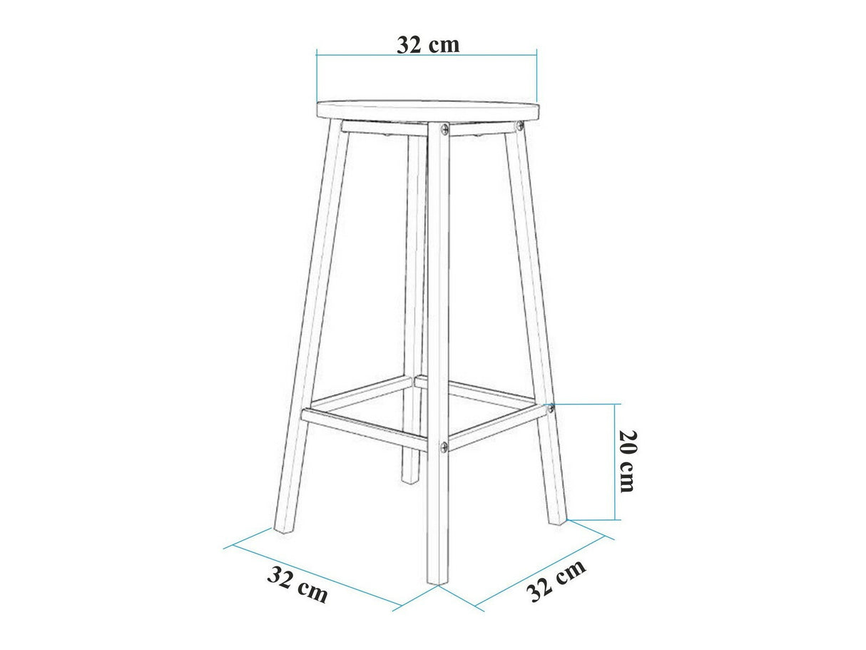 Zemais bāra krēsls 588005