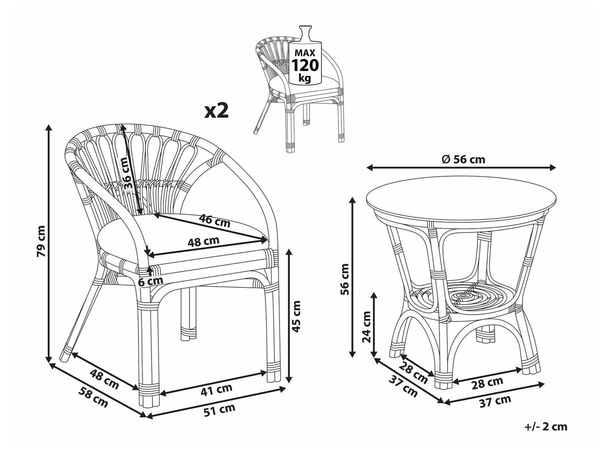 Balkona komplekts 588949