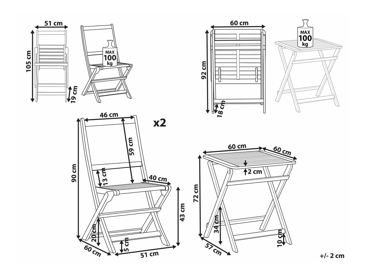 Balkona komplekts 589000