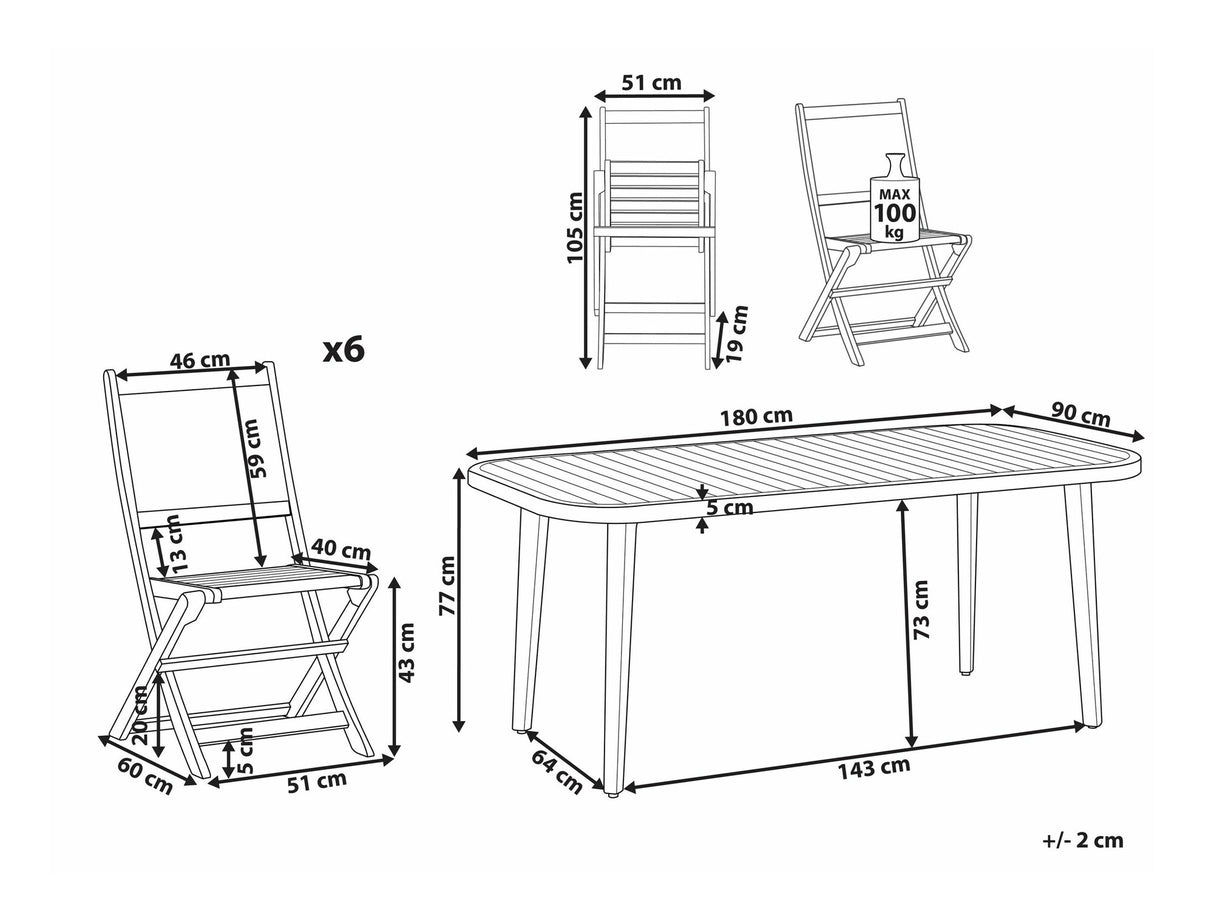 Galds un krēslu komplekts 589025