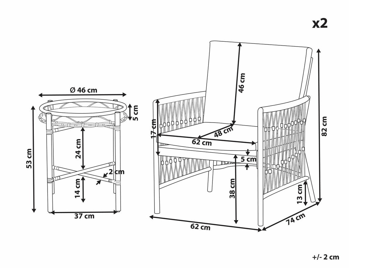 Balkona komplekts 589030