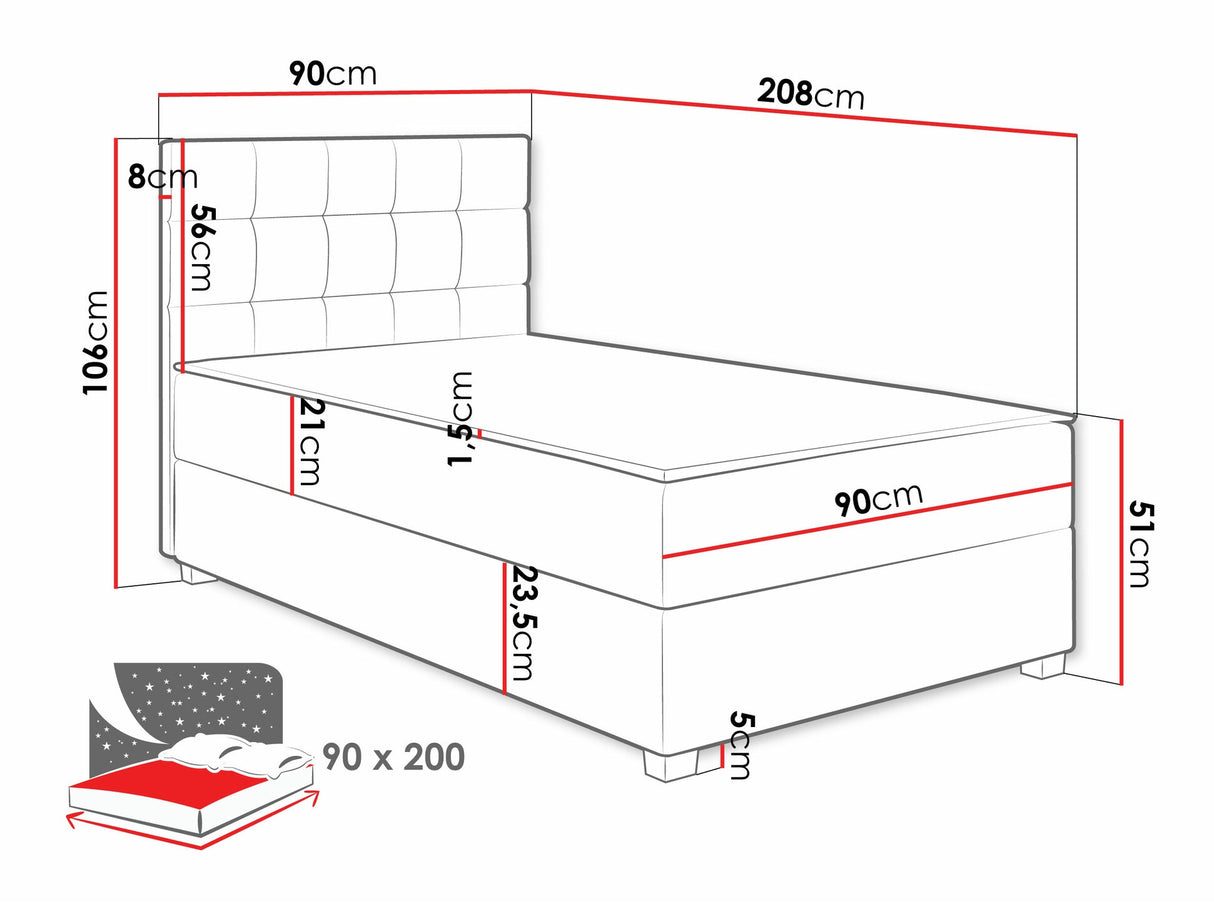 Kontinentālā gulta 589198