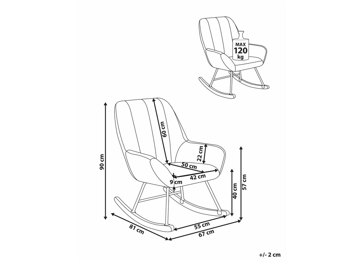 Šūpuļkrēsls 589459
