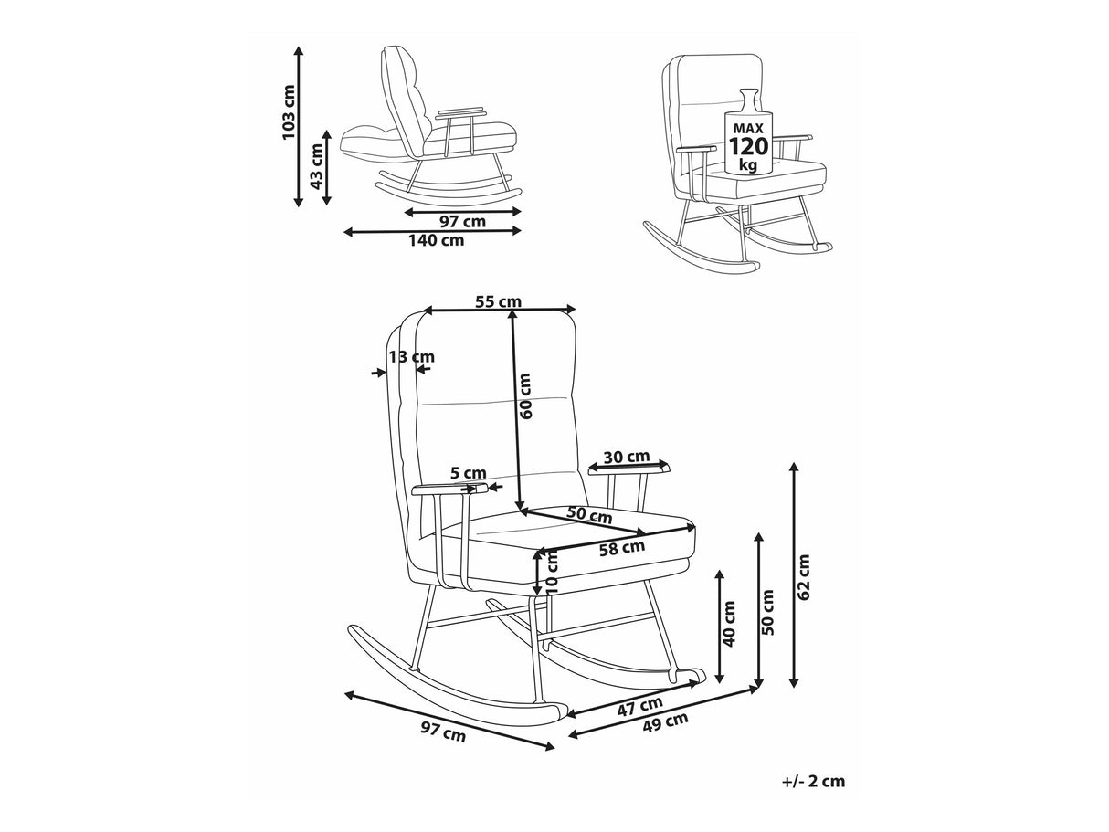 Šūpuļkrēsls 589512