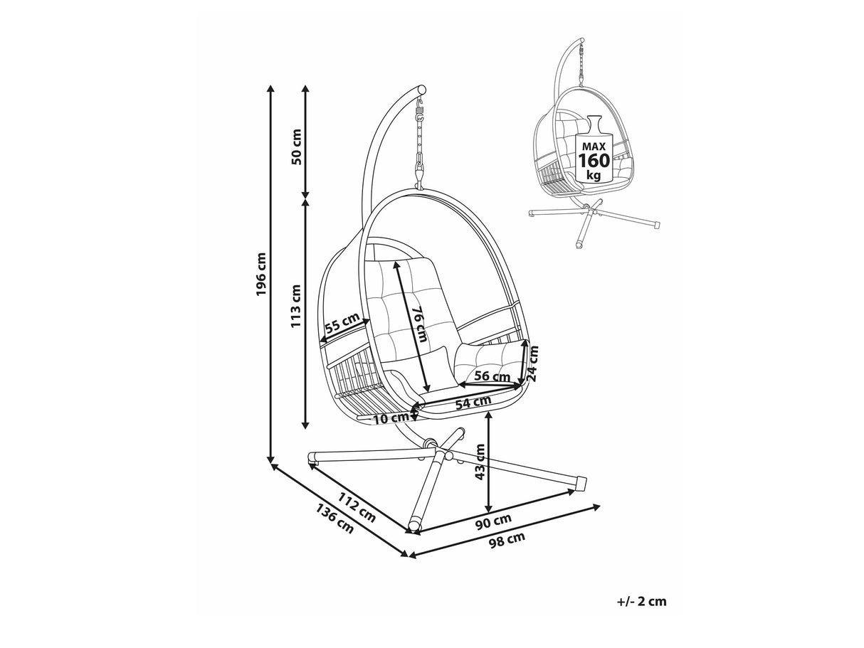 Piekaramais krēsls 589634