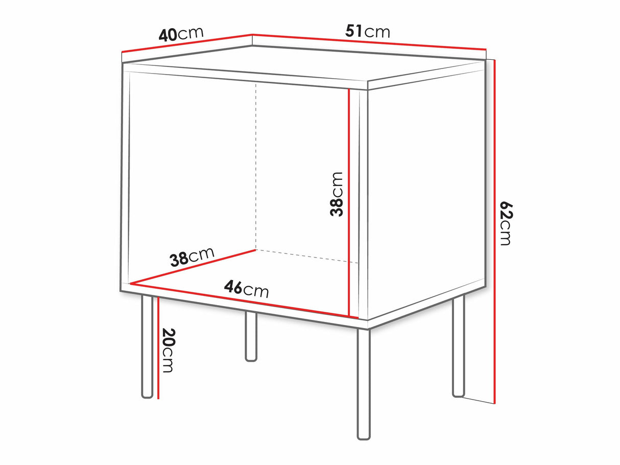 Naktsgaldiņu komplekts 589771
