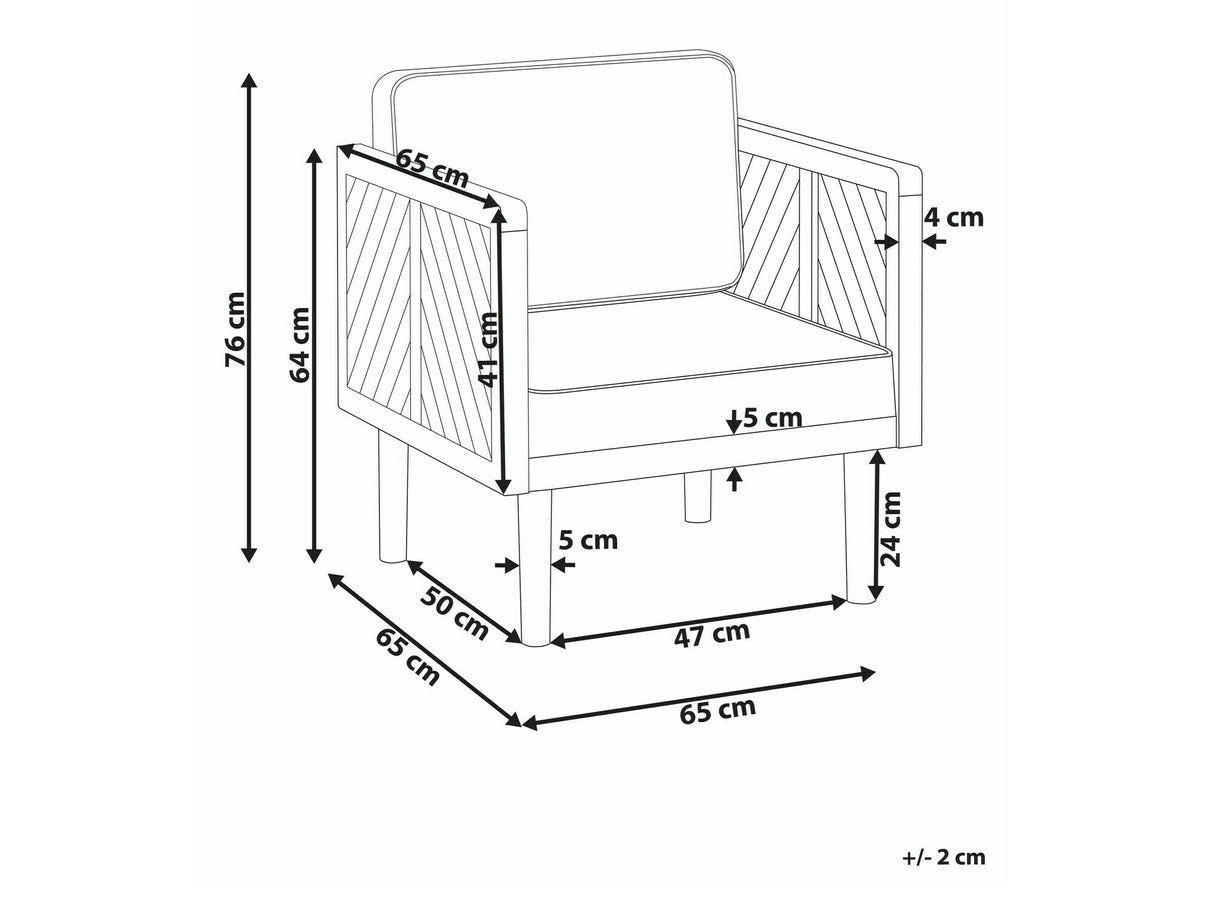 Dārza atpūtas krēsls 590090