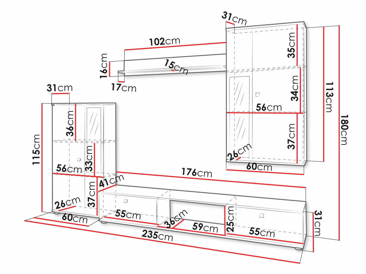 Viesistabas komplekts 590208