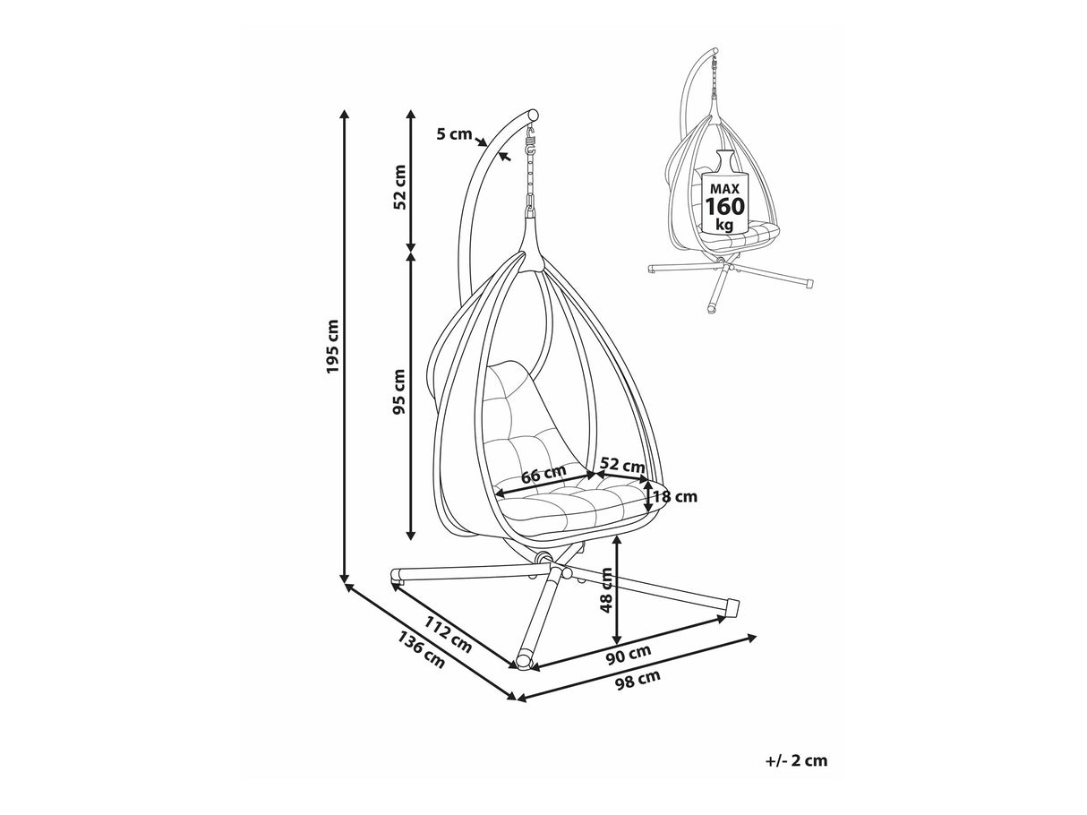 Piekaramais krēsls 590233