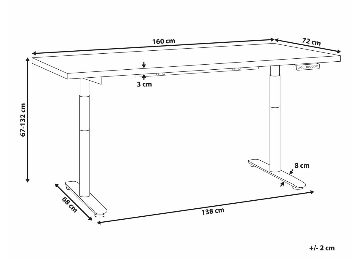 Rakstāmgalds ar regulējamu augstumu 590373
