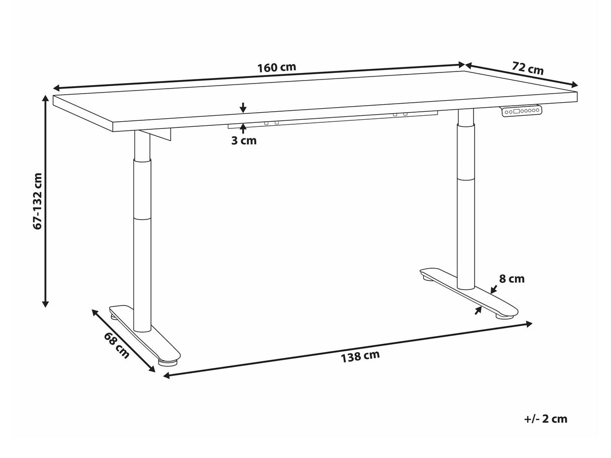 Rakstāmgalds ar regulējamu augstumu 590373