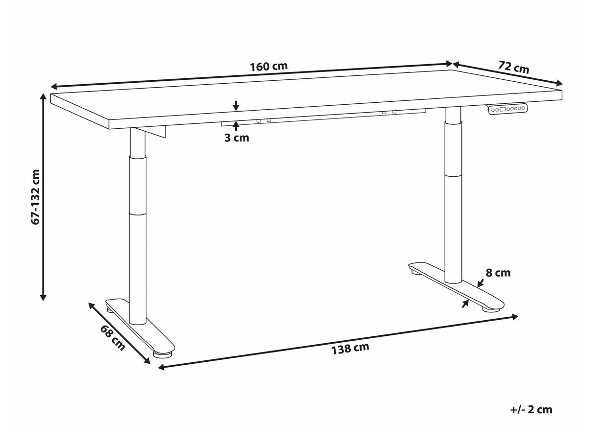 Rakstāmgalds ar regulējamu augstumu 590373