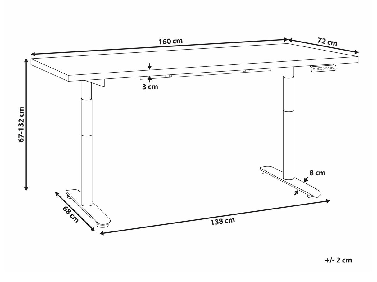 Rakstāmgalds ar regulējamu augstumu 590373