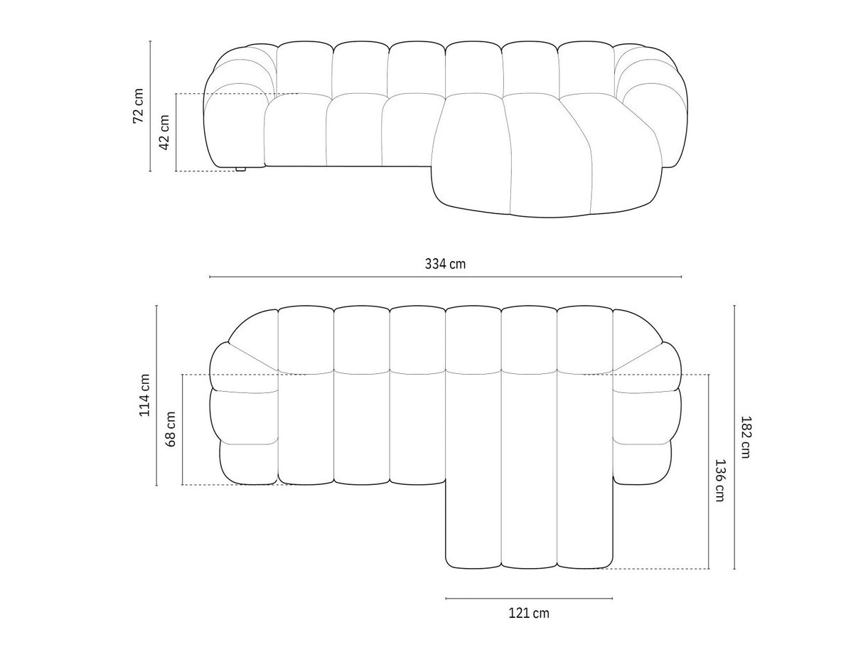 Stūra dīvāns 590485