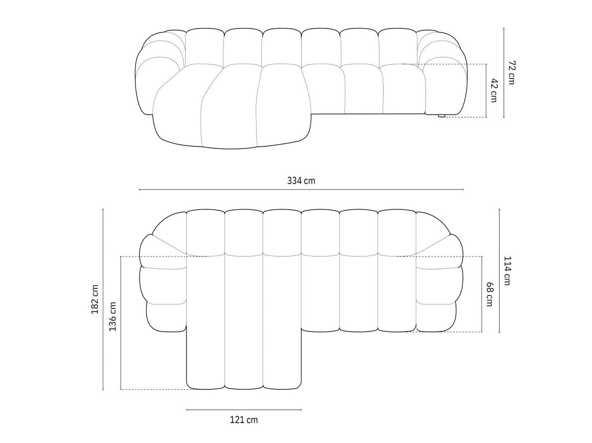 Stūra dīvāns 590485