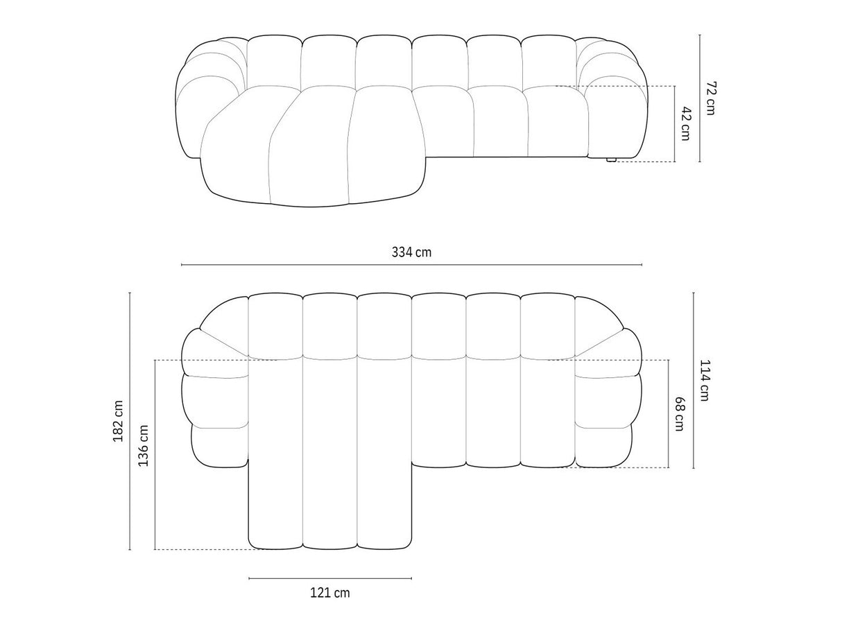 Stūra dīvāns 590485