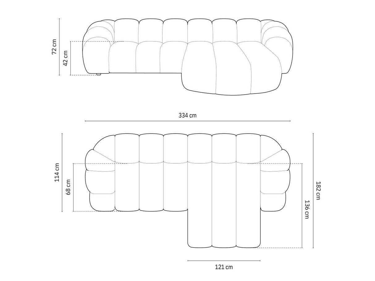 Stūra dīvāns 590485