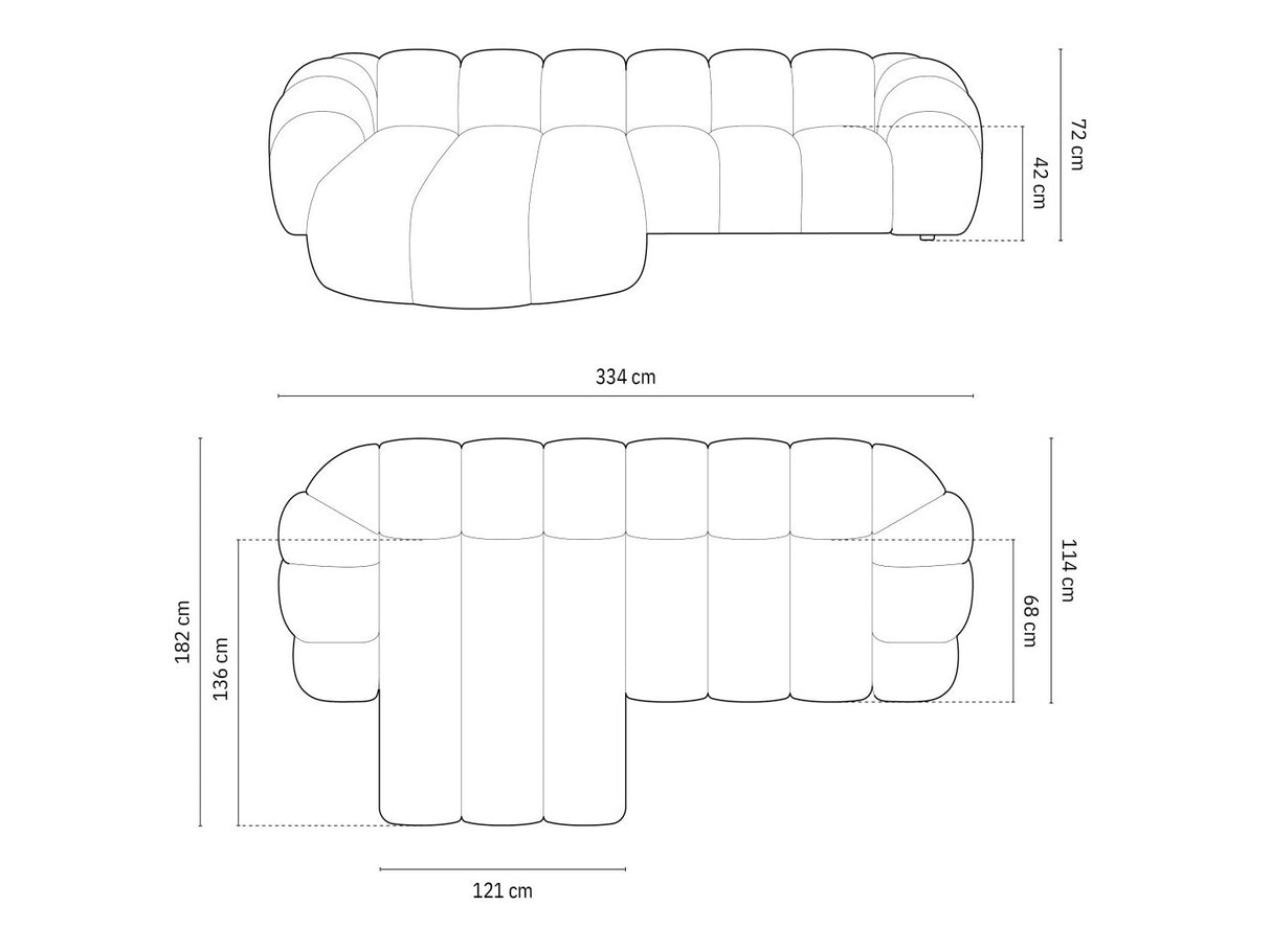 Stūra dīvāns 590485