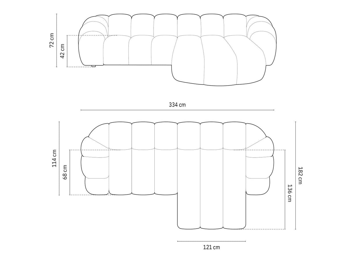 Stūra dīvāns 590485