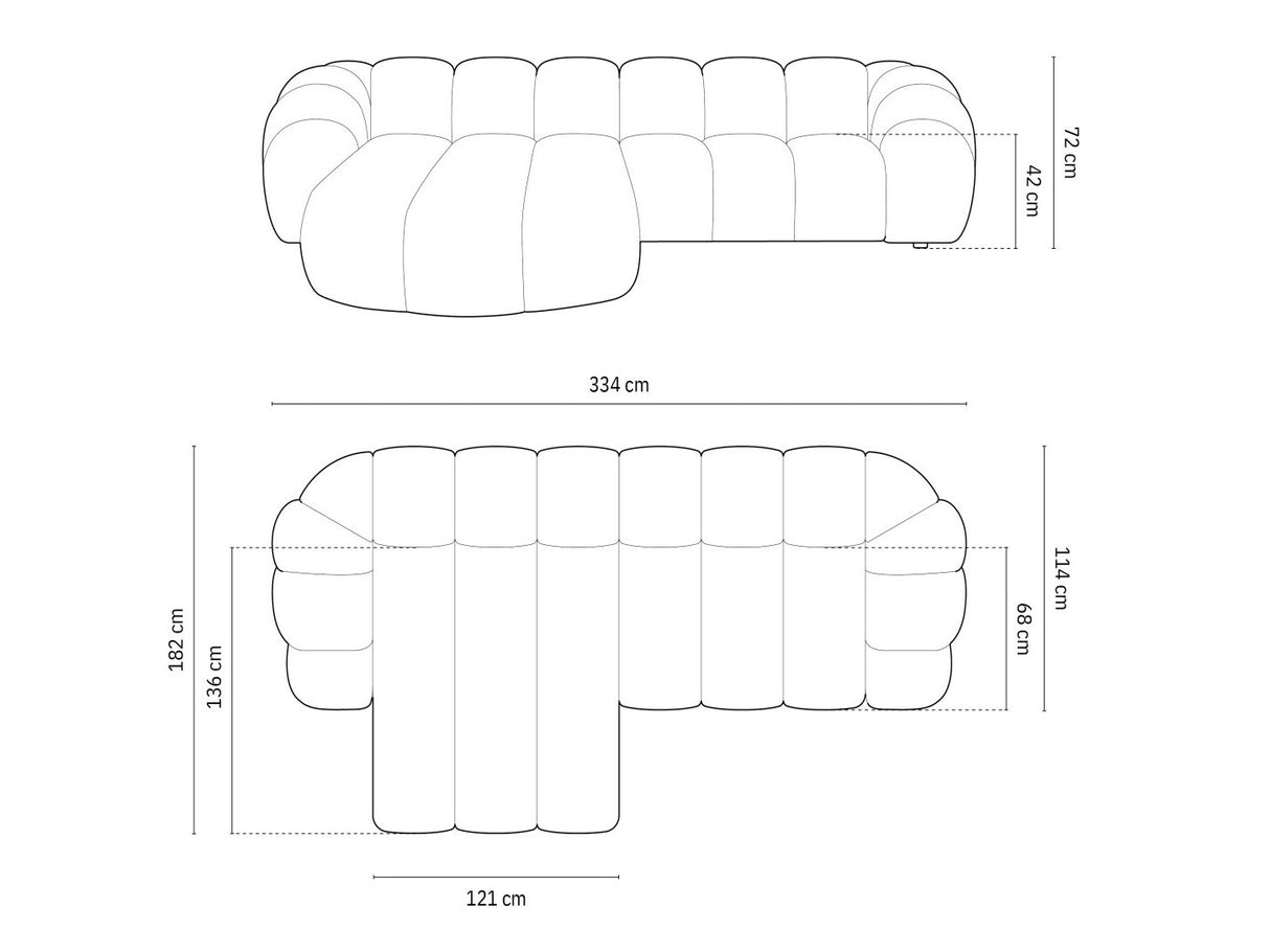 Stūra dīvāns 590485