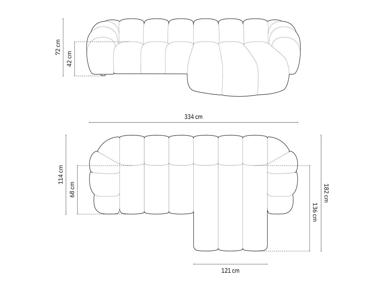 Stūra dīvāns 590485
