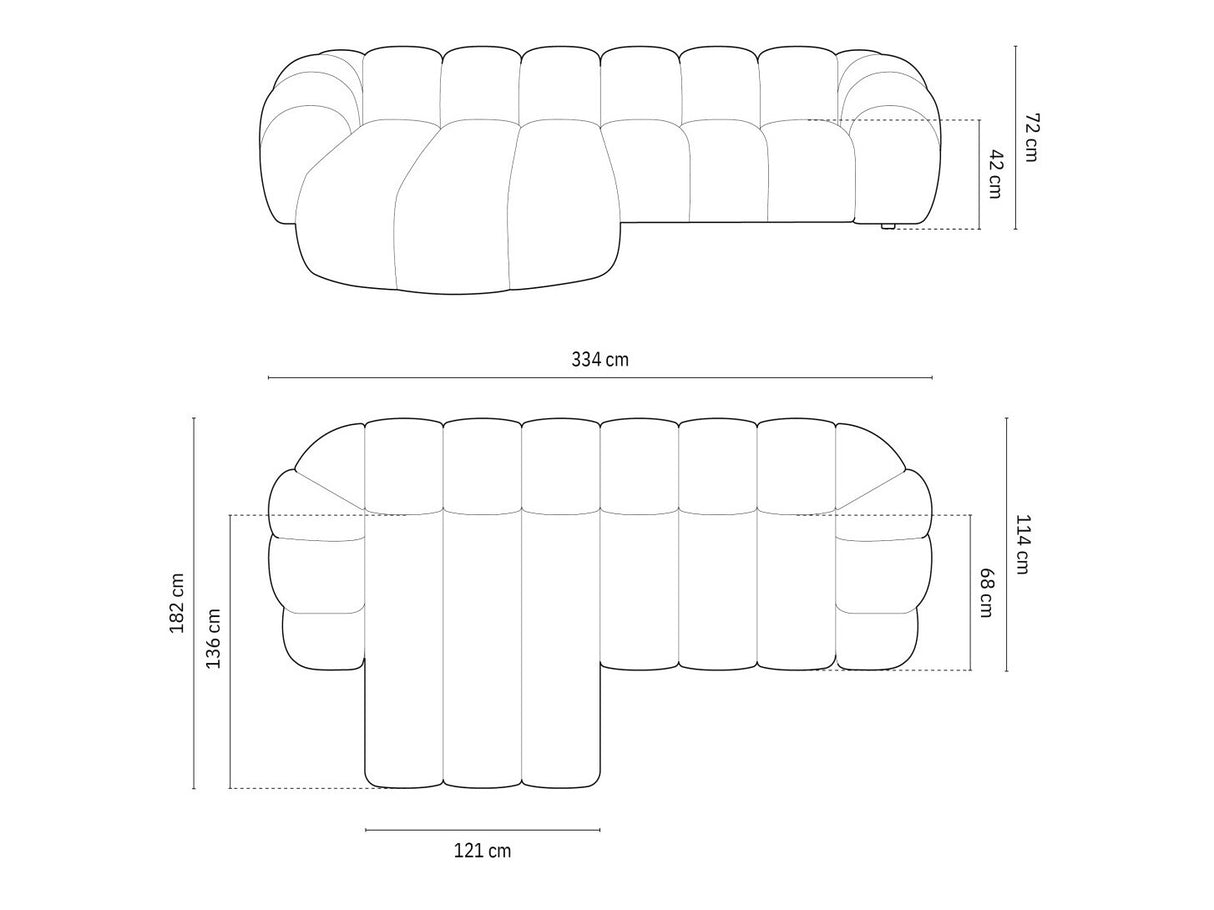 Stūra dīvāns 590485