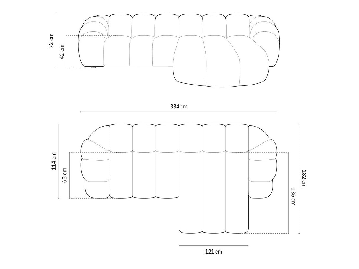 Stūra dīvāns 590485
