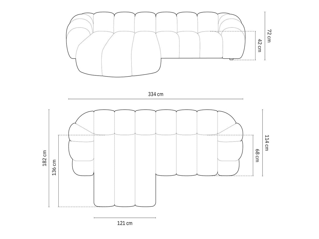 Stūra dīvāns 590485