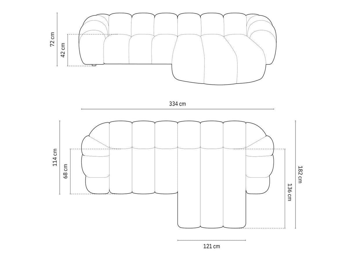 Stūra dīvāns 590485