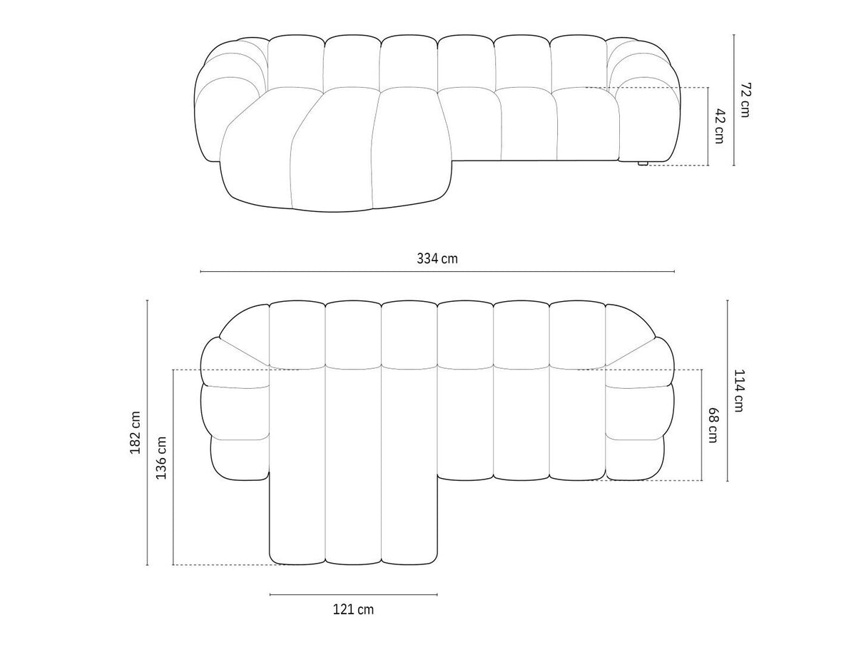Stūra dīvāns 590485