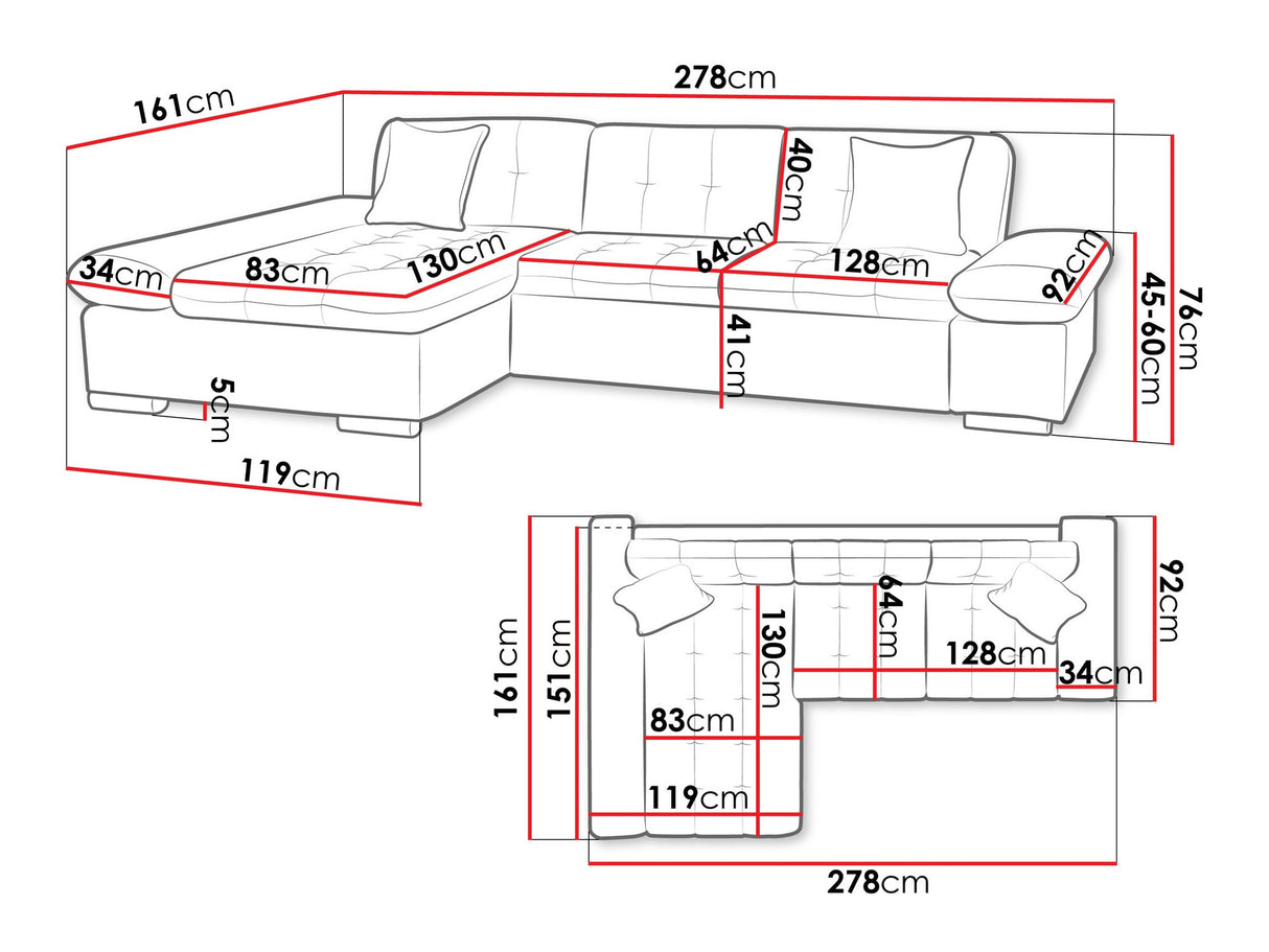 Stūra dīvāns 464104 4039023