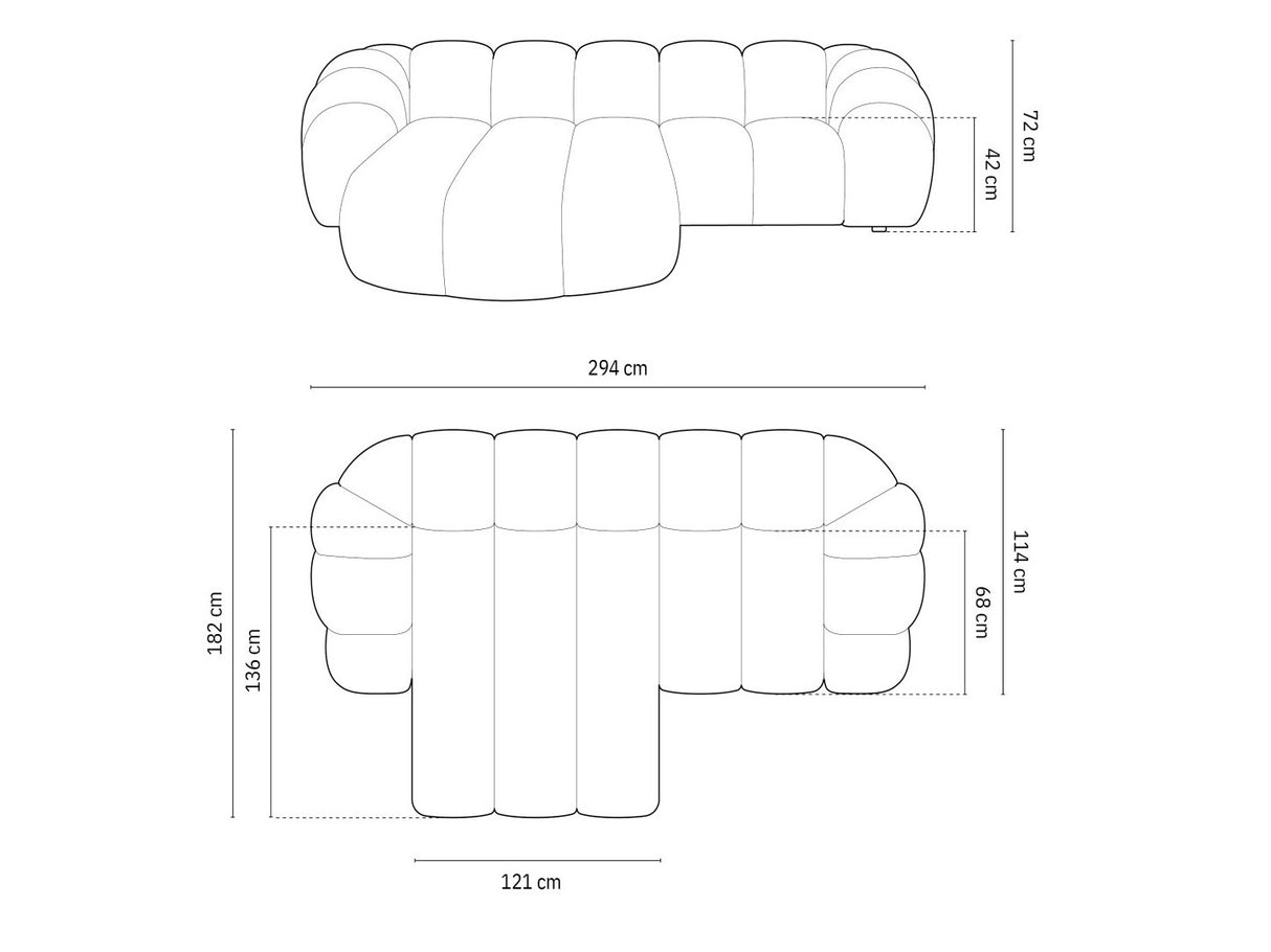 Stūra dīvāns 590617