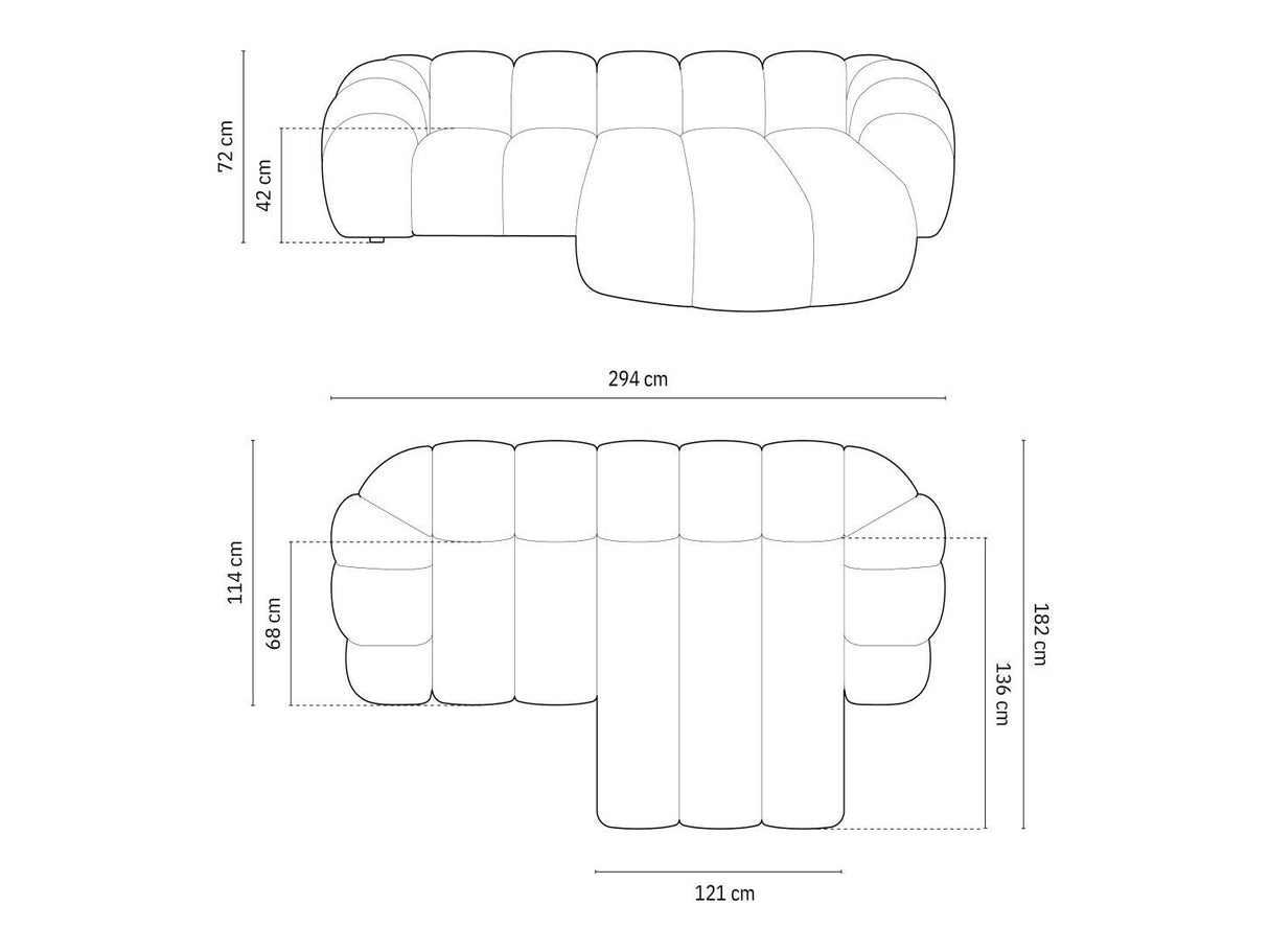 Stūra dīvāns 590617