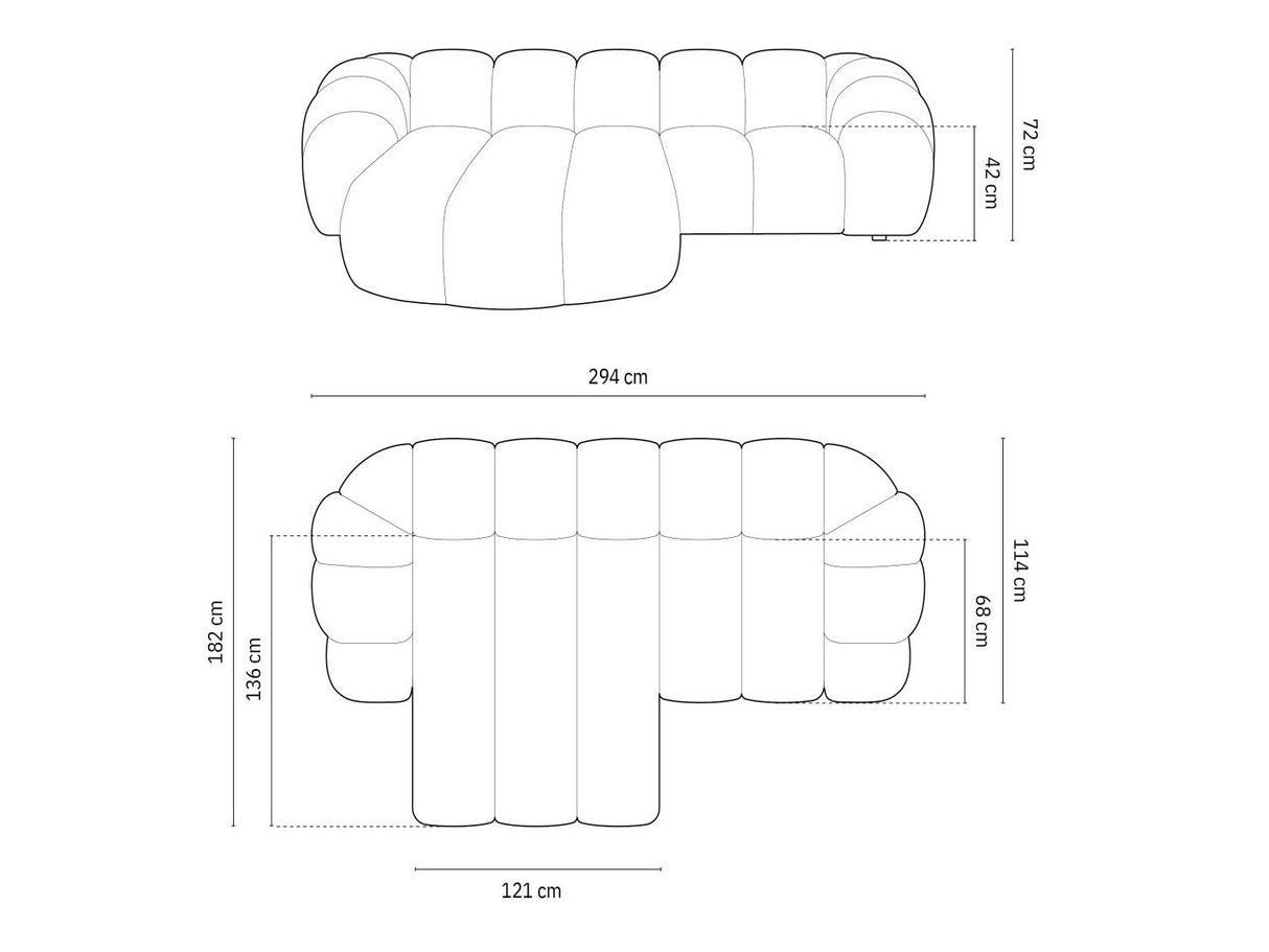 Stūra dīvāns 590617