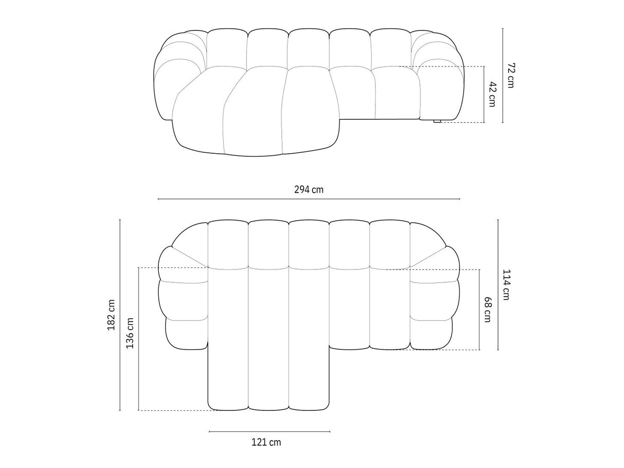 Stūra dīvāns 590617